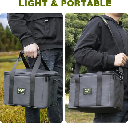 Carry Bag for R600, Battery Case with Waterproof Compartment